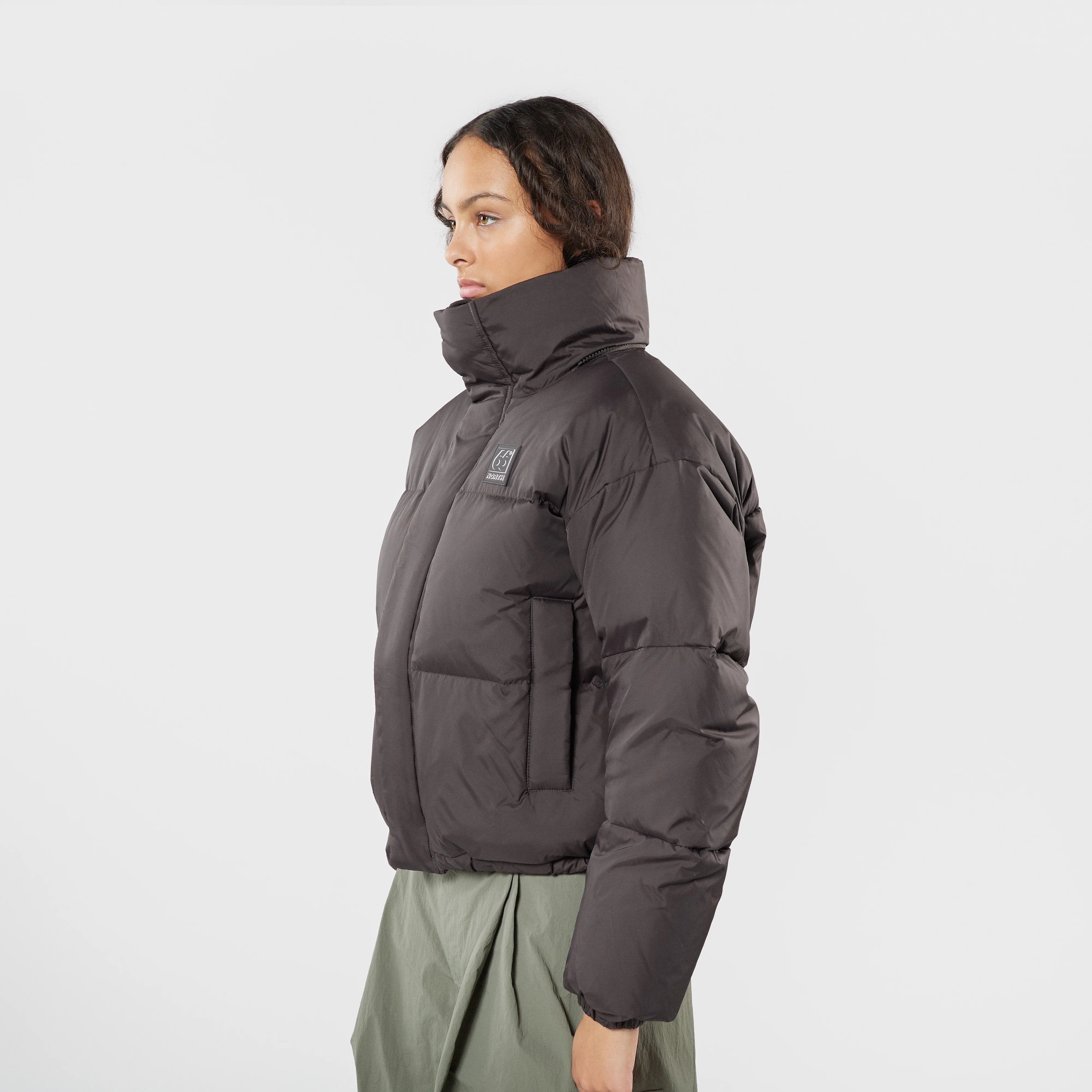 Women's Dyngja Down Cropped Jacket - Image 8