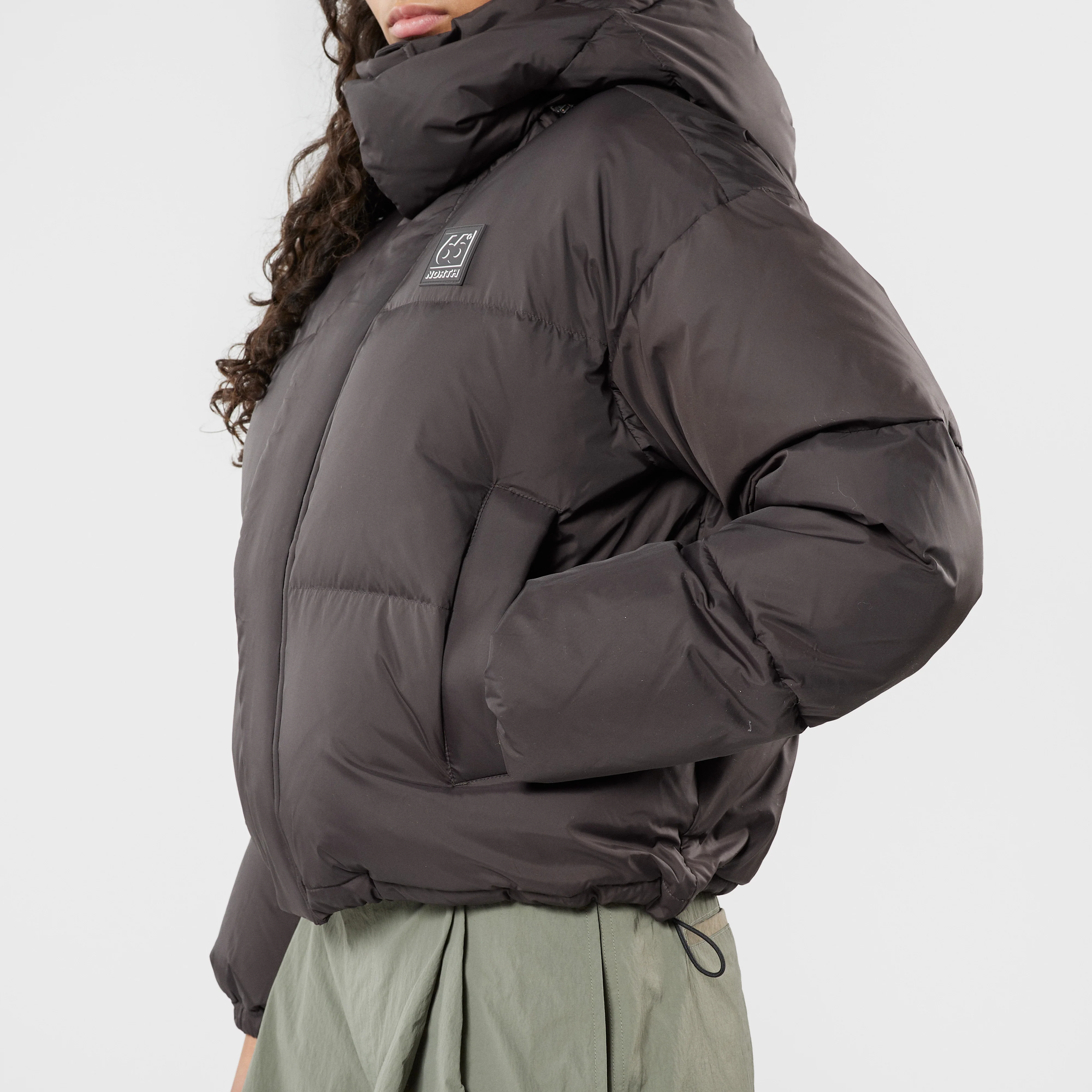 Women's Dyngja Down Cropped Jacket - Image 3