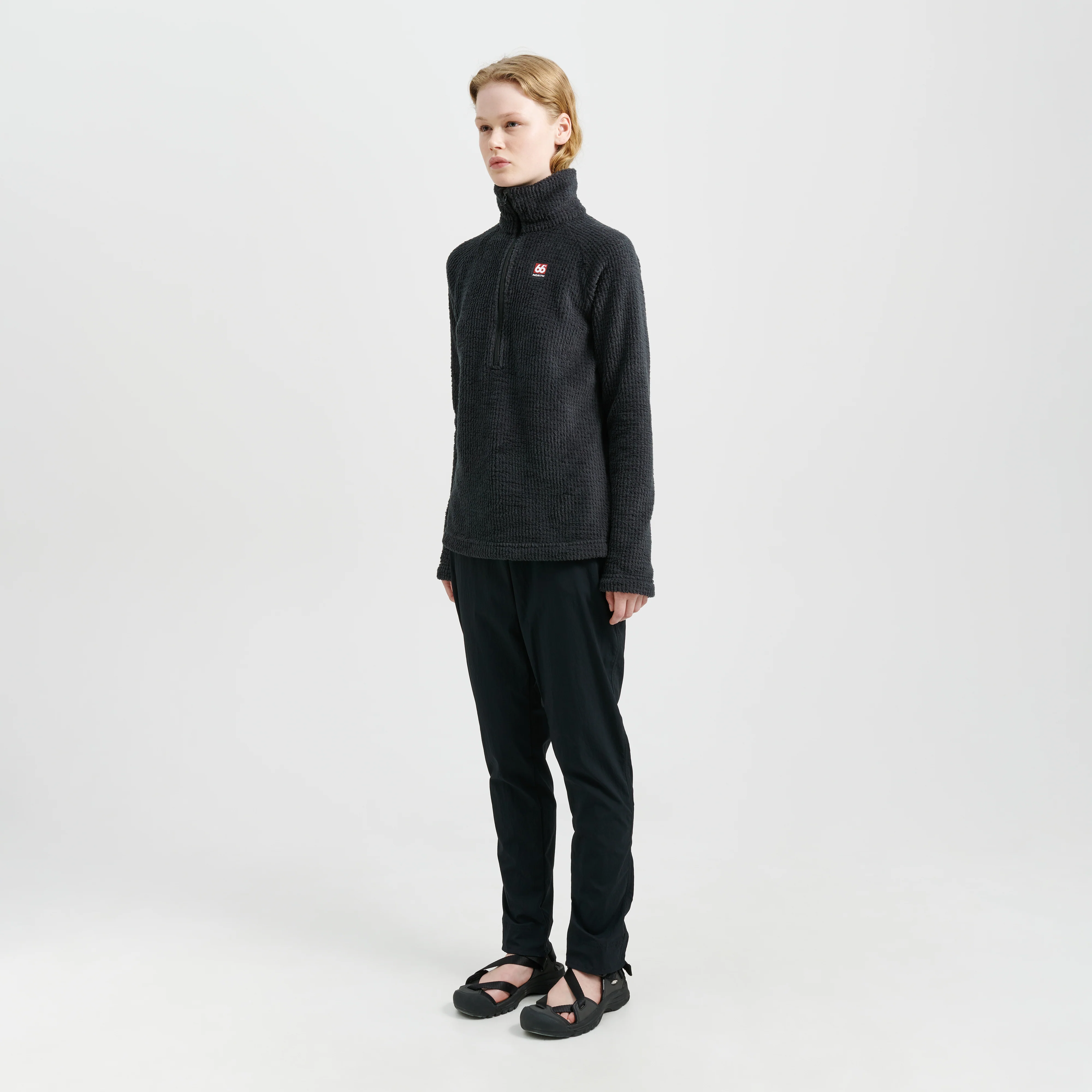 Women's Hrannar Zip Neck - Image 3
