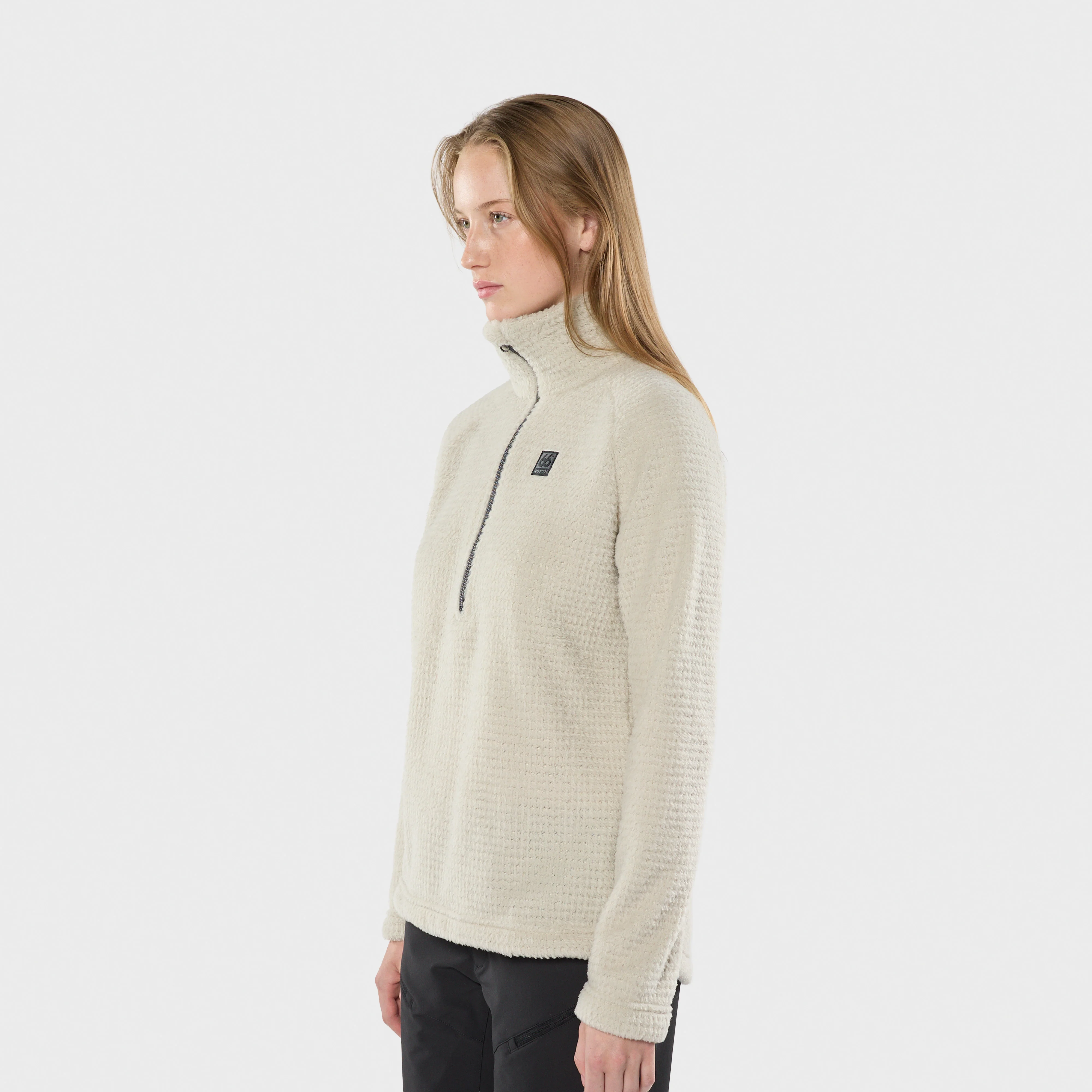 Women's Hrannar Zip Neck - Image 3