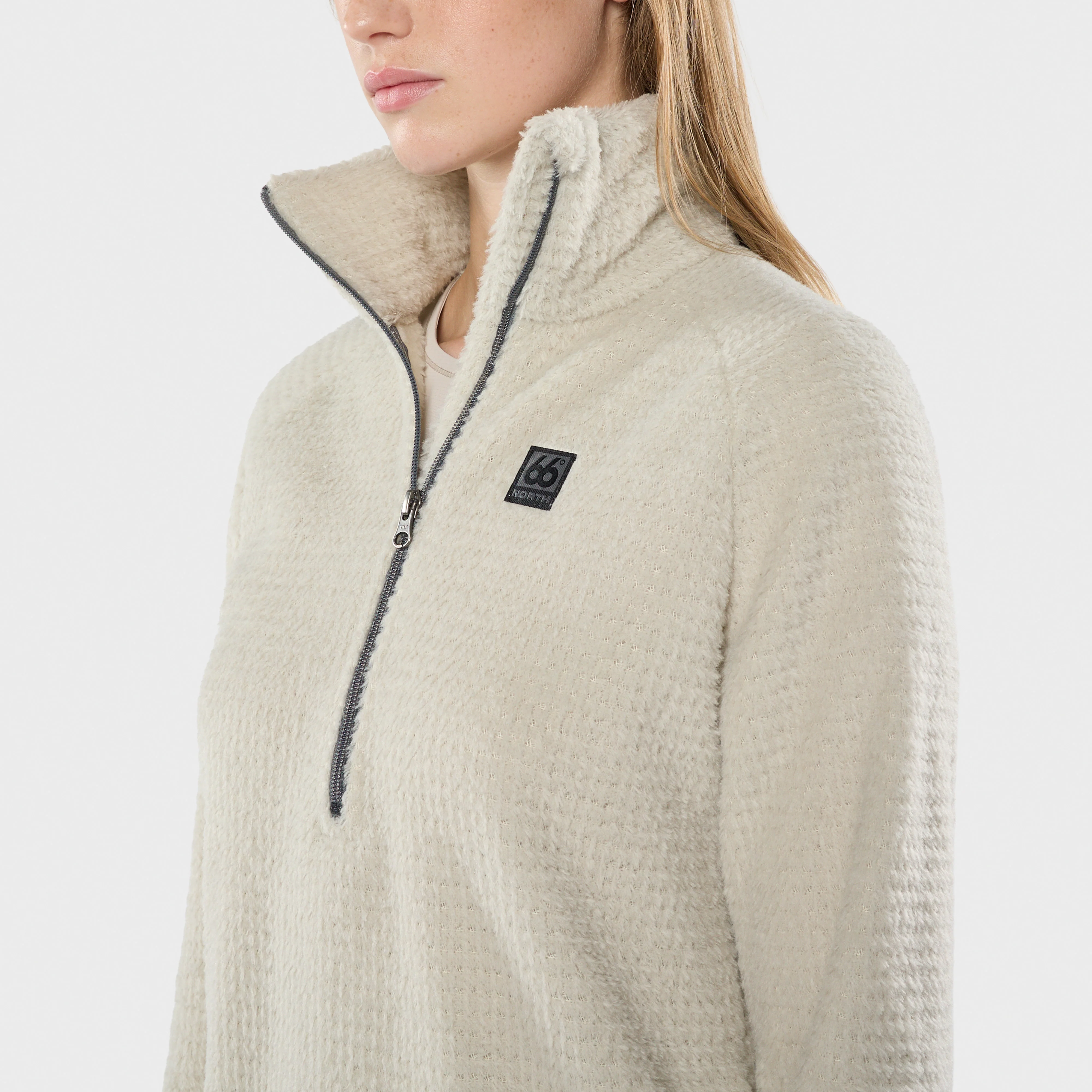 Women's Hrannar Zip Neck - Image 4
