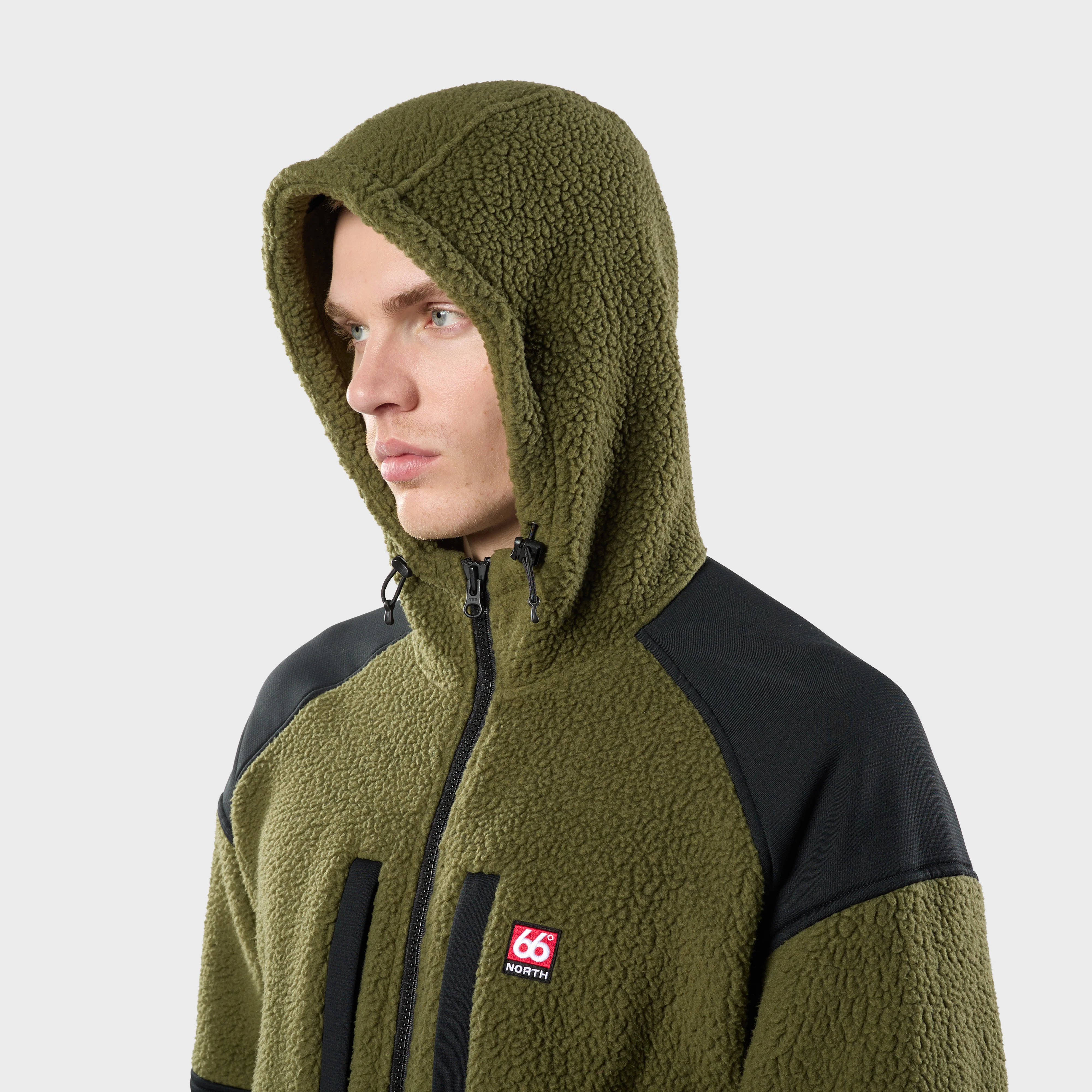 Tindur Shearling Zipped Hoodie - Image 10