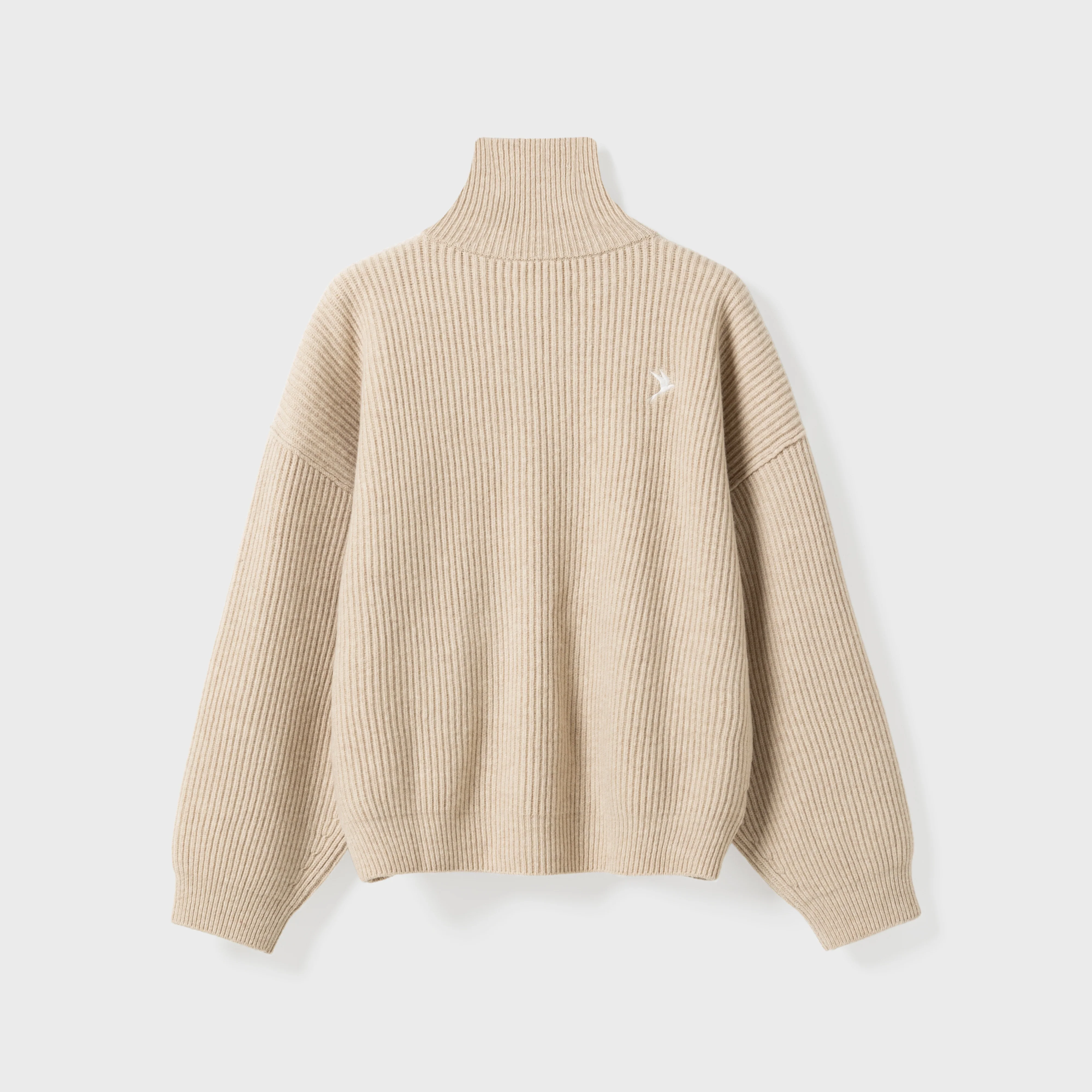 Vonarstræti Zipped Wool Sweater - Image 11