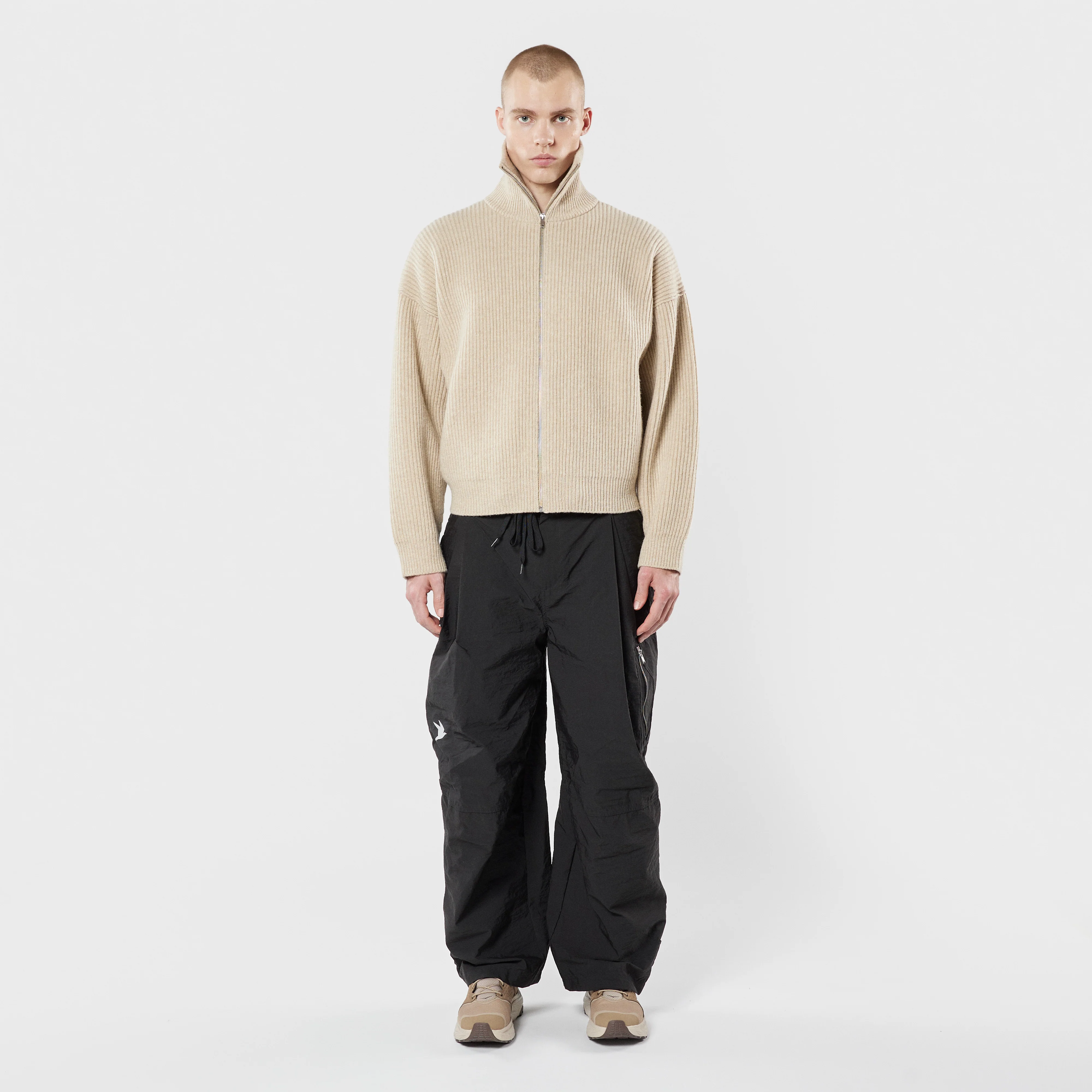 Vonarstræti Zipped Wool Sweater - Image 12