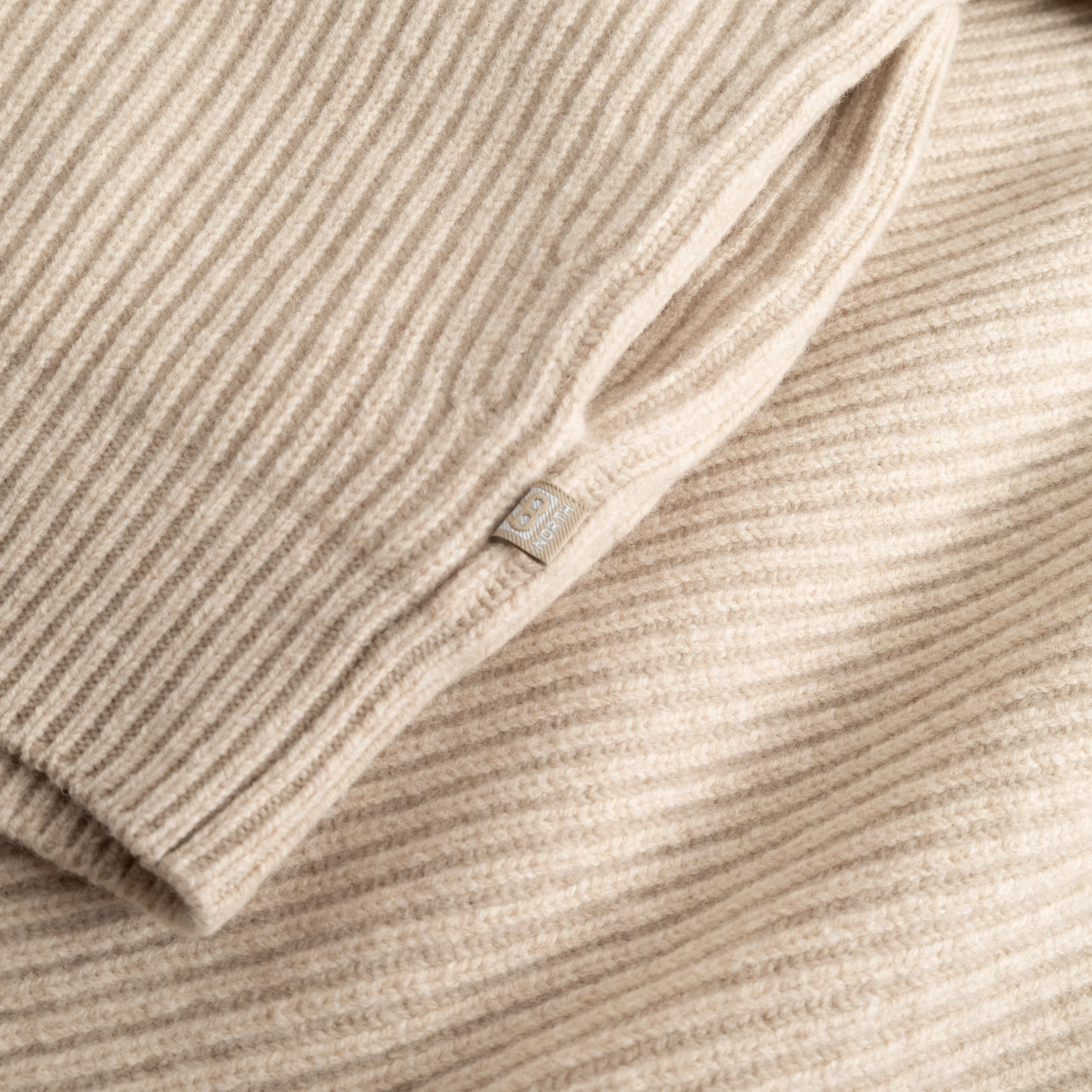 Vonarstræti Zipped Wool Sweater - Image 7