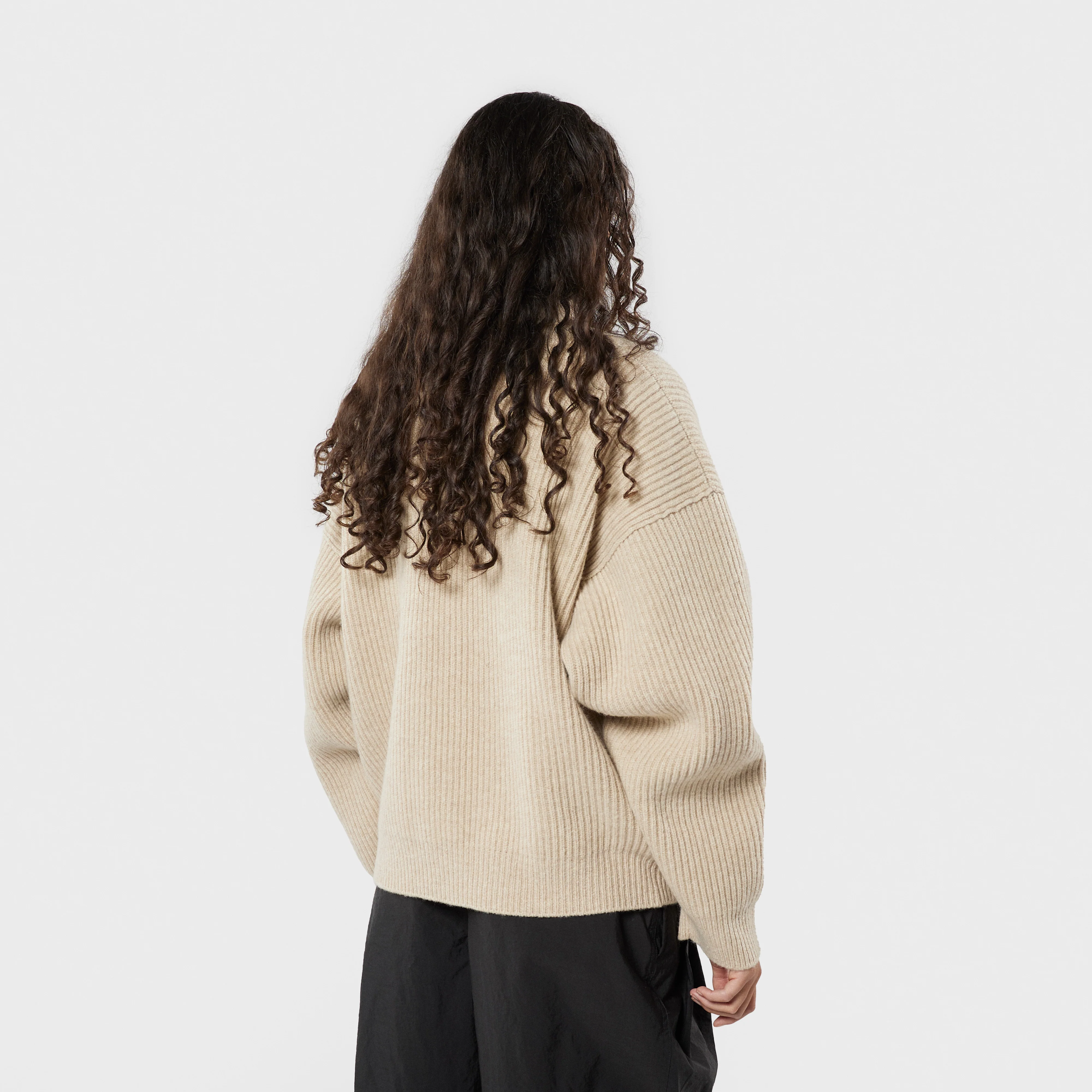 Vonarstræti Zipped Wool Sweater - Image 9